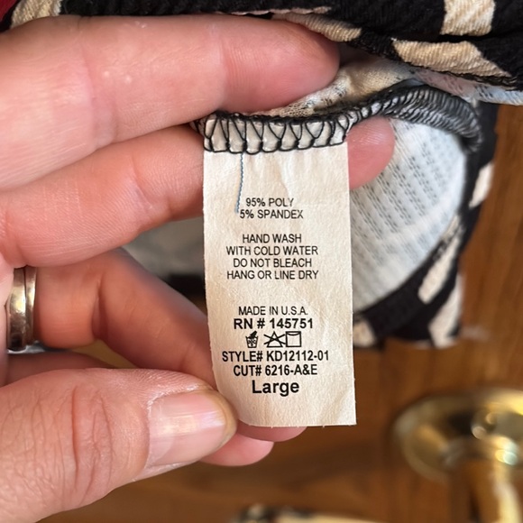 41 Hawthorn Black and White Fit and Flare Mini Dress - Picture 4 of 6